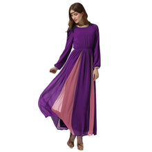 Elegant Women Long Chiffon Dress Vintage Kaftan Jilbab Islamic Muslim Abaya Cocktail Party Y6 ILML