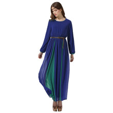 Elegant Women Long Chiffon Dress Vintage Kaftan Jilbab Islamic Muslim Abaya Cocktail Party Y6 ILML