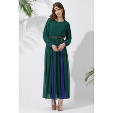 Elegant Women Long Chiffon Dress Vintage Kaftan Jilbab Islamic Muslim Abaya Cocktail Party Y6 ILML