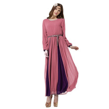 Elegant Women Long Chiffon Dress Vintage Kaftan Jilbab Islamic Muslim Abaya Cocktail Party Y6 ILML
