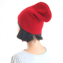 Warm Knit Hats Women Men Plain Beanie Hats Cap Slouchy Hat  ILML