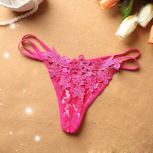 Sexy Women Floral Briefs G-string Bandage Thongs Hollow Panties Knickers Underwear  ILML