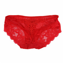Sexy Women Lace Embroidery Knickers Panties See Throungh Underwear Briefs  ILML