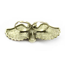 The Demon Skull Double Finger Ring Bronze Angel Wings Ring Bling jewelry ILML