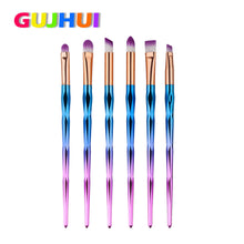 6PCS GUJHUI Professional makeup brushes Eyeshadow eyebrow Blush Brush Powder Foundation make up brushes cosmetics Tools ILML