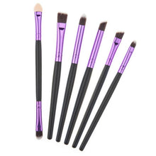 6PCS Cosmetic Brush Makeup Lip eyebrows eyelashes eyes Kits Tools Concealer Professional rose gold makeup Brushes ILML