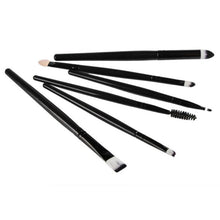 6PCS Pro Makeup Brushes Make up Cosmetics Brush Eyeliner Eye shadow Eyebrow Lip toothbrush Cosmetic Powder Foundation Tools ILML