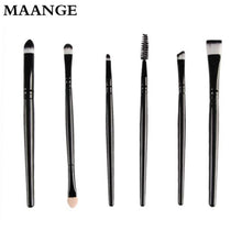 6PCS Pro Makeup Brushes Make up Cosmetics Brush Eyeliner Eye shadow Eyebrow Lip toothbrush Cosmetic Powder Foundation Tools ILML