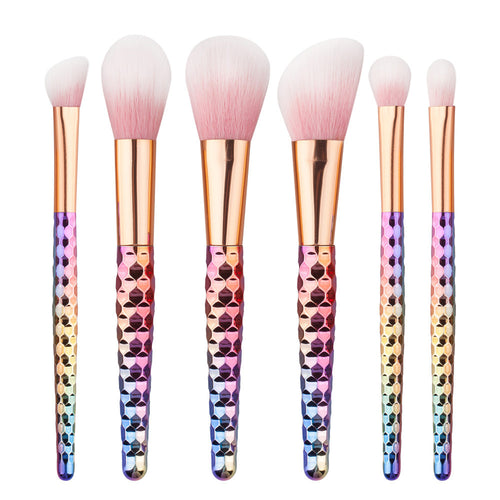 6PCS QiBest Makeup brushes professional maquillage Cosmetics Eyeshadow Foundation brush Multicolor make up brushes Kits Tool ILML