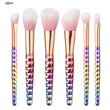 6PCS QiBest Makeup brushes professional maquillage Cosmetics Eyeshadow Foundation brush Multicolor make up brushes Kits Tool ILML