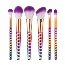 6PCS QiBest Makeup brushes professional maquillage Cosmetics Eyeshadow Foundation brush Multicolor make up brushes Kits Tool ILML