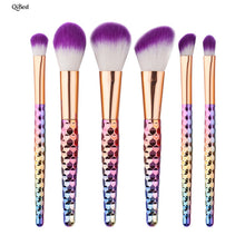 6PCS QiBest Makeup brushes professional maquillage Cosmetics Eyeshadow Foundation brush Multicolor make up brushes Kits Tool ILML