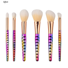 6PCS QiBest Makeup brushes professional maquillage Cosmetics Eyeshadow Foundation brush Multicolor make up brushes Kits Tool ILML
