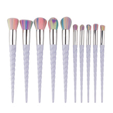 6Pcs 10pcs Colorful GUJHUI professional makeup brushes Rose gold Powder Foundation Eyeshadow make up brushes Tools cosmetic ILML