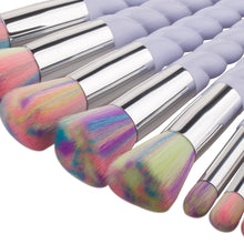 6Pcs 10pcs Colorful GUJHUI professional makeup brushes Rose gold Powder Foundation Eyeshadow make up brushes Tools cosmetic ILML