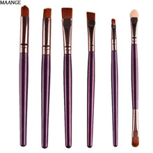 6Pcs MAANGE makeup brushes professional Cosmetics Eyeshadow Powder Foundation brush ovale rose gold make up brushes Tool Kit ILML