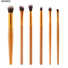 6Pcs Maange makeup brushes professional Lip Eyeshadow Powder Foundation brush rose gold make up brushes cosmetics Kits Tools ILML