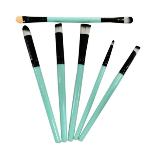 6Pcs Professional Makeup Eyeliner Eyeshadow Cosmetic Eye Brushes Tool Kit Powder Foundation cosmetics Concealer Brush ILML