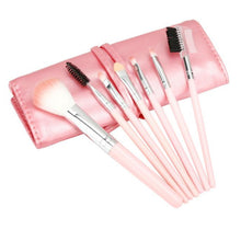 7 PCS GUJHUI Professional Wood makeup brushes bag Face Powder Blush Brush foundation Eyeshadow make up brushes Tools ILML