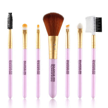 7 Pieces/set Pro Cosmetic Makeup Brushes Tool Eyeshadow Set Powder Foundation Lip Make Up Pincel Maquiagem ILML