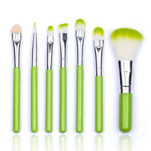 7pcss Makeup Brushes Protable Cosmetic Brush Sets Fruit Green Make Up Brush Tools Suit ILML