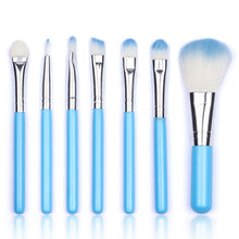 7pcss Makeup Brushes Protable Cosmetic Brush Sets Fruit Green Make Up Brush Tools Suit ILML