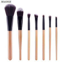 7Pcs MAANGE professional makeup brushes Eyeliner Lip Eyeshadow Brush Contour Concealer Foundation make up brushes cosmetic ILML