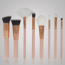 7pcs 8pcs QiBest Professional makeup brushes maquillage rose gold pencil brush eyebrow Foundation make up brushes cosmetics ILML