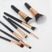 7pcs 8pcs QiBest Professional makeup brushes maquillage rose gold pencil brush eyebrow Foundation make up brushes cosmetics ILML