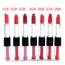 8 Colors Women Beauty Makeup Waterproof Lip Stick Lip Gloss Lip Brillant Pencil Lipstick Double Way Lip Pen P6Y ILML