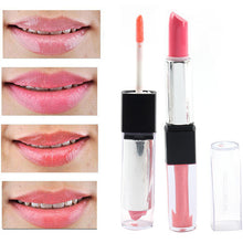 8 Colors Women Beauty Makeup Waterproof Lip Stick Lip Gloss Lip Brillant Pencil Lipstick Double Way Lip Pen P6Y ILML