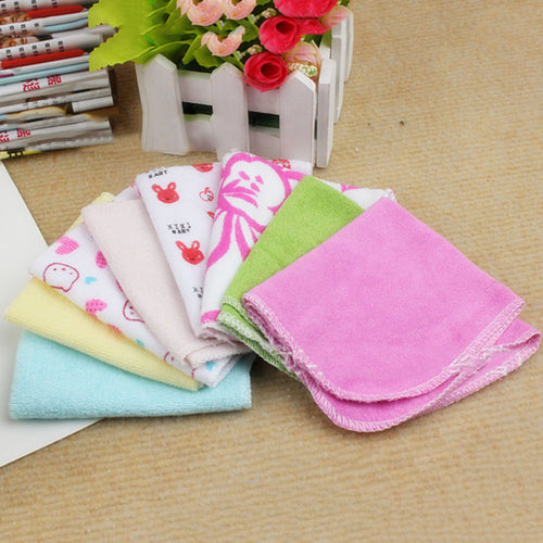 8pcss Baby Infant born Soft Bath Towel Washcloth Bathing Feeding Wipe Cloth Y8 ILML