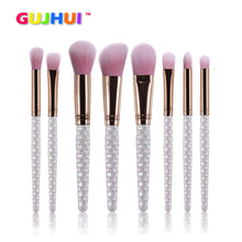 8PCS Eyebrow Eyeshadow Professional makeup brushes GUJHUI Face Powder Foundation Contour pinceaux make up brushes cosmetics ILML