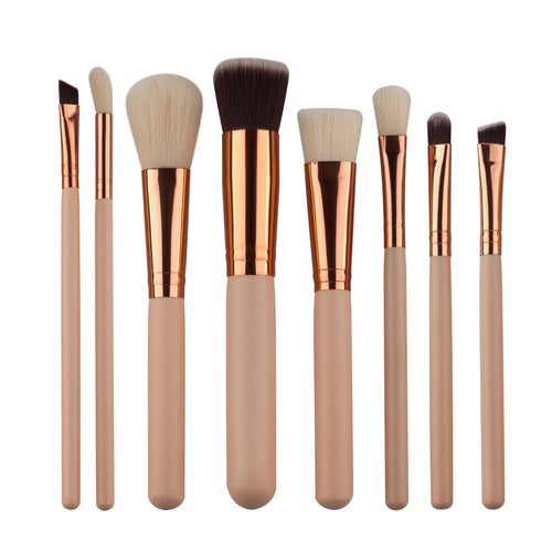 8Pcs Professional GUJHUI Maange makeup brushes Eyeshadow ovale brush Foundation maquillage Cosmetic rose gold makeup brush tool ILML