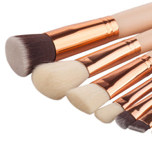 8Pcs Professional GUJHUI Maange makeup brushes Eyeshadow ovale brush Foundation maquillage Cosmetic rose gold makeup brush tool ILML