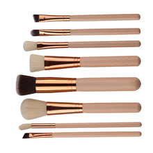 8Pcs Professional GUJHUI Maange makeup brushes Eyeshadow ovale brush Foundation maquillage Cosmetic rose gold makeup brush tool ILML