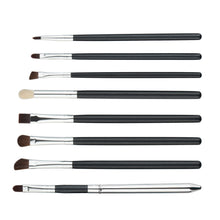 8Pcs professional Cosmetic Brush Makeup Lip eyebrows eyelashes eyes Tools Concealer Professional Powder Foundation Brushes ILML