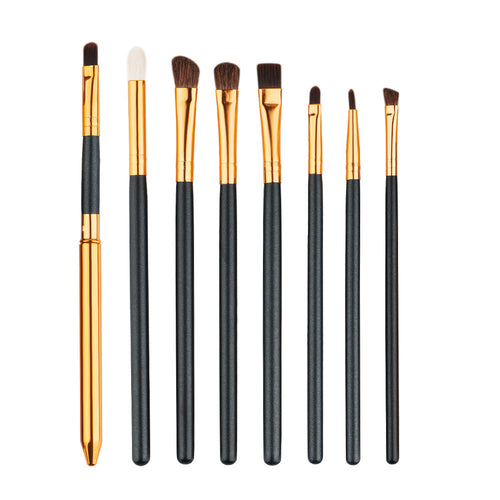 8Pcs professional Cosmetic Brush Makeup Lip eyebrows eyelashes eyes Tools Concealer Professional Powder Foundation Brushes ILML