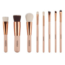 8pcs Cosmetic Makeup Brushes Pro Eyeshadow eyebrows eyelashes Cosmetic Powder Foundation Concealer Brushes Kit Brush box ILML