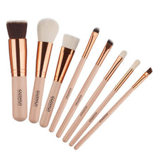 8pcs Cosmetic Makeup Brushes Pro Eyeshadow eyebrows eyelashes Cosmetic Powder Foundation Concealer Brushes Kit Brush box ILML