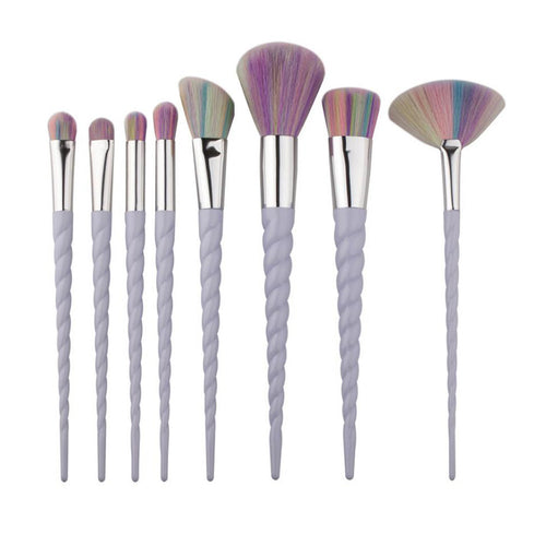 8pcs GUJHUI professional Eyebrow Eyeliner makeup brushes Powder Foundation Blush Cosmetic Concealer make up brushes ILML