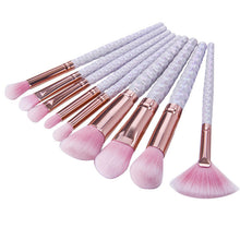 9 pcs GUJHUI professional Powder Foundation makeup brushes Eyebrow Eyeshadow make up brushes Concealer Blush Brush ILML