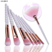 9 pcs GUJHUI professional Powder Foundation makeup brushes Eyebrow Eyeshadow make up brushes Concealer Blush Brush ILML