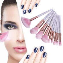 9 pcs GUJHUI professional Powder Foundation makeup brushes Eyebrow Eyeshadow make up brushes Concealer Blush Brush ILML