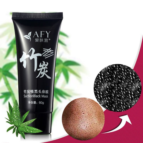 AFY Skin Care Suction Black Mask Bamboo Charcoal Blackhead Remover Nose Face Facial Mask Tearing Peeling Shrink Pores L4 ILML