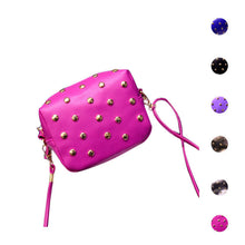 Amazing Women Cute Cy Colors Messenger Bags Rivet Shoulder Bag Leather Crossbod Flap ILML