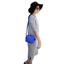 Amazing Women Cute Cy Colors Messenger Bags Rivet Shoulder Bag Leather Crossbod Flap ILML