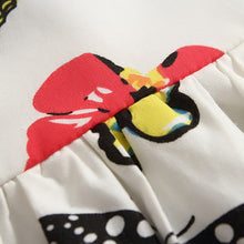 Girls Dress Kids Clothes Long Sleeve Cartoon Butterfly Girl Princess Dresses Vestidos ILML