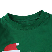 2pcss Kids Christmas Gift Clothing Set Cotton Long Sleeve Children Santa Print Suit Clothes Sets 2-7Years ILML