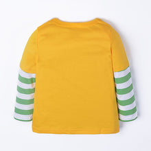 Cute Baby Boys Girl Long Sleeve Cotton Striped T shirts Children T-shirt Kids Infant Clothing Christmas Gifts ILML